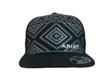 Ariat Men's Aztec Design Black Cap