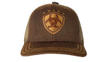 Ariat Men's Oilskin Brown Cap