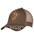 Ariat Men's Oilskin Brown Cap