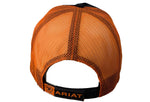 Ariat Men's Logo Black Orange Cap