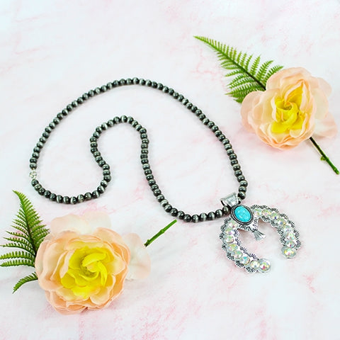 Emma Jewelry Women's Thunderbird Turquoise Necklace