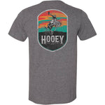 Hooey Mns "Cheyenne" Grey T-Shirt HT1548GY
