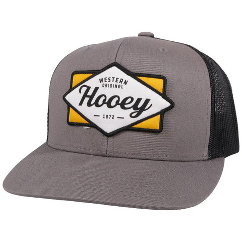 Hooey "Diamond" Grey Black Cap