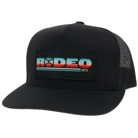 Hooey "Rodeo" Serape Black Trucker Cap