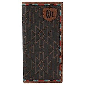 Red Dirt Stitched Brown Rodeo Wallet