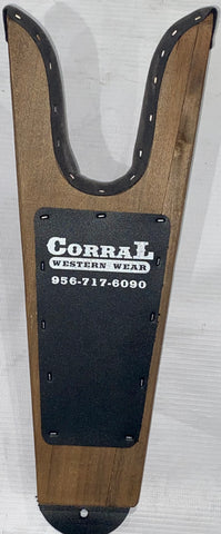 Corral Western Wear Stained Wood Boot Jack