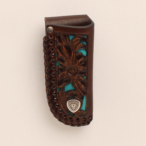 Ariat Floral Embossed Leather Knife Sheath