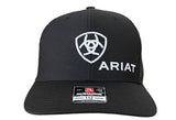 Ariat Men's Center Shield Black Cap