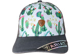 Ariat Women's White/Cactus Cap