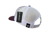 Ariat Mns Wh/Brgndy Cap A300012609