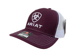 Ariat Mns Wh/Brgndy Cap A300012609