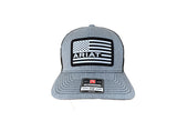 Ariat  Mns Grey USA Flag Logo Cap A300012706