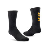 Ariat Unisex Premium Cotton Crew Black Socks