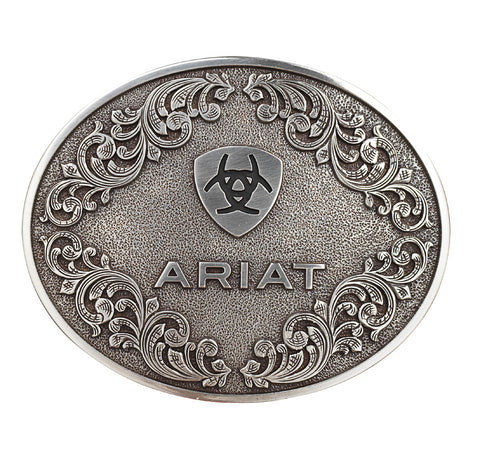 Ariat Oval Logo Silver Buckle