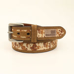 Ariat Men's Digital Camo Medium Brown Belt