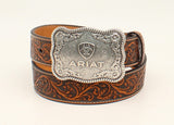 Ariat Mns Hand Tooled Western Belt A1020467