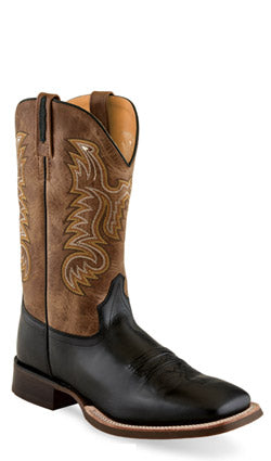 Old West Men's Brown Leather Boot
