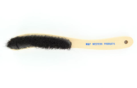 M&F Horse Hair Black Brim Brush