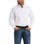 Ariat Men's Solid Twill Classic Shirt White