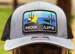 CLEARANCE Hog Life Men's Bayed Up Gry/Bk Cap HLC-211