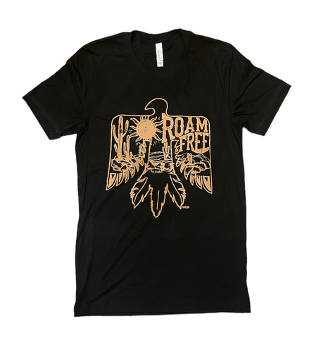 CLEARANCE Lucky & Blessed Life Roam Free Black T-Shirt