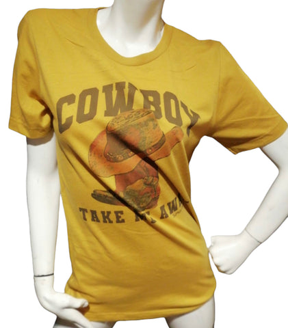 Bohemian Cowgirl Wms Mustard T-Shirt CBTMSS