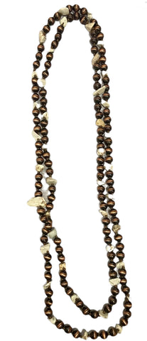Emma Jewelry Women's Western Ivory/Copper Necklace