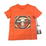 Dale Brisby Boys Graphic Burnt Orange T-Shirt