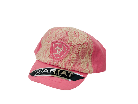Ariat Infant Lace Pink Cap