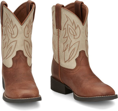 Justin Kids Canter Whiskey Brown Boot