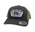 Red Dirt Men's "Dos Armadillos" Brown/Tan Tucker Cap RDHC-195