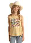 Rock&Roll Girls Fringe Howdy Sunshine Shirt