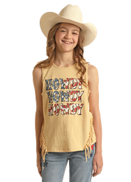 Rock&Roll Girls Fringe Howdy Sunshine Shirt