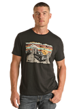 Rock&Roll Unisex Black Graphic T-Shirt