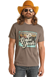 Dale Brisby Charcoal Graphic T-Shirt