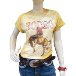 Bohemian Cowgirl Women's Rodeo Yellow T-Shirt
