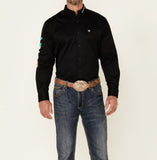 Ariat Men's Mexico Team Twill Classic Black Shirt