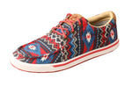 Twisted-X Wms Hooey Red Multi Loper Shoes WHYC026