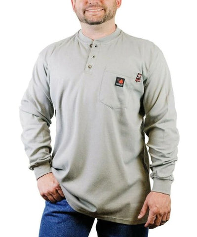 Forge Men's FR Long Sleeve Light Grey T-Shirt