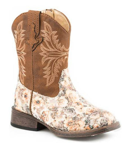 Roper Toddler Girl's Claire Brown Boots