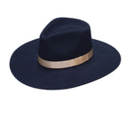 Twister Women's Pinch Front Navy Wool Hat