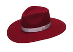 Twister Women's Pinch Front Red Wool Hat