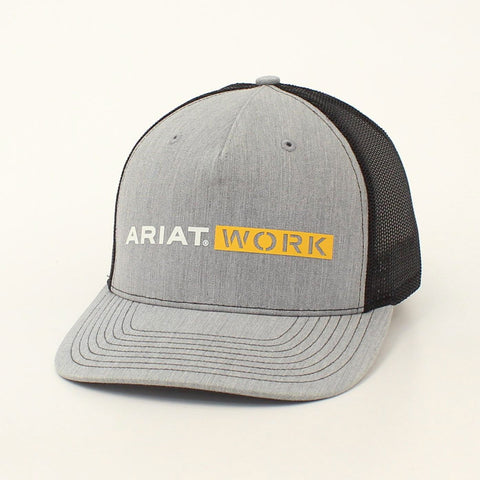 Ariat Men's R112 Grey Work Cap
