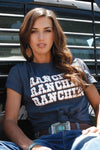 Cruel Women's Ranchin' Navy T-Shirt