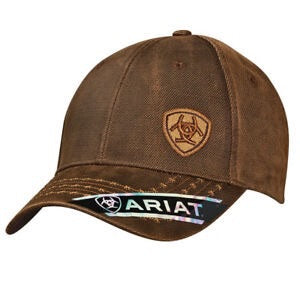 Ariat Men's Brown Oilskin Cap