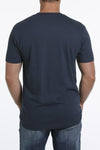 Cinch Mns Western Navy T-Shirt Blk MTT1690457NAV