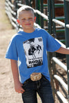 Cinch Boys Rodeo Heather Blue T-Shirt