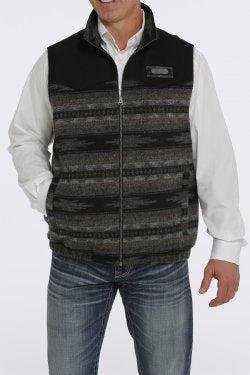 Cinch Men's CC Wooly Black Vest