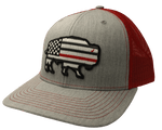 Red Dirt Mns Red Line Hthr Gry/Red Cap RDHC36
