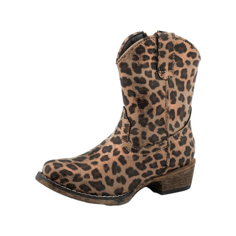 Roper Toddler Girls Leopard Boots
